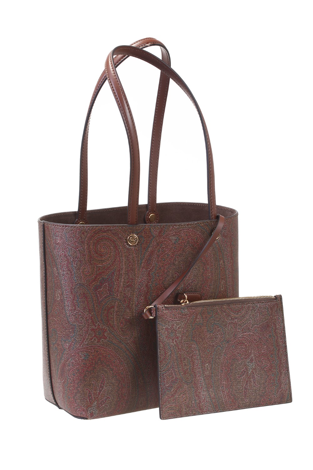 shop ETRO  Borsa: Etro borsa shopping Etro.
Borsa shopping ETRO Essential realizzata nell'iconico Paisley jacquard con fodera e dettagli in pelle. 
Impreziosita con Pegaso e logo ETRO a rilievo. 
Dimensioni: 26x16x26cm.
Esterno: Tessuto di cotone Paisley jacquard spalmato con grana opaca e doppiato in tela.
Spalmatura: 100% in PVC.
Dettagli: 100% pelle di vitello.
Accessori metallici con finitura dorata.
Fabbricato in Italia.. WP1D0005 AA001-M0021 number 1226647